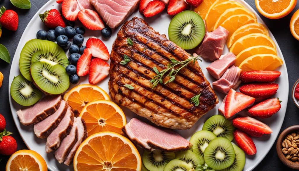 meat selection for a meat and fruit diet