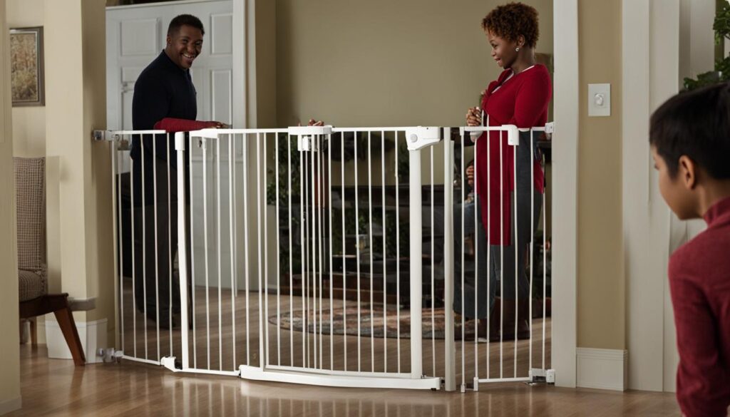 retractable baby gate