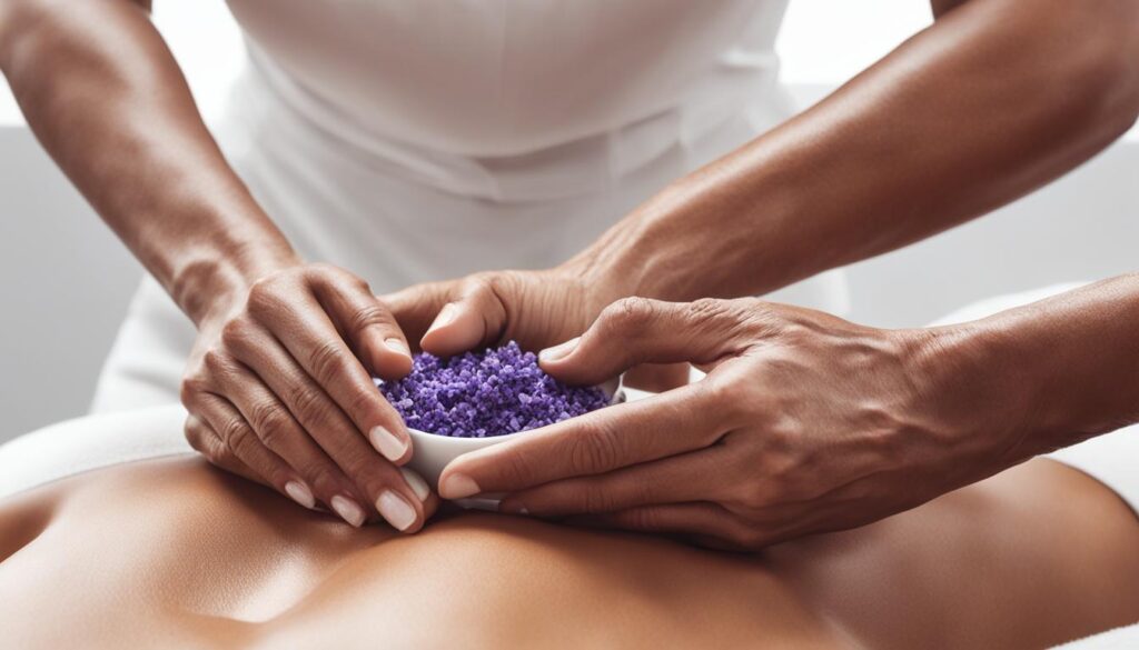 therapeutic massage rub
